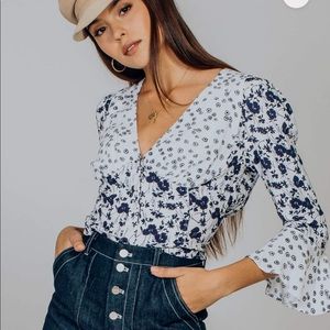 Free People Bohemian Blouse size XS